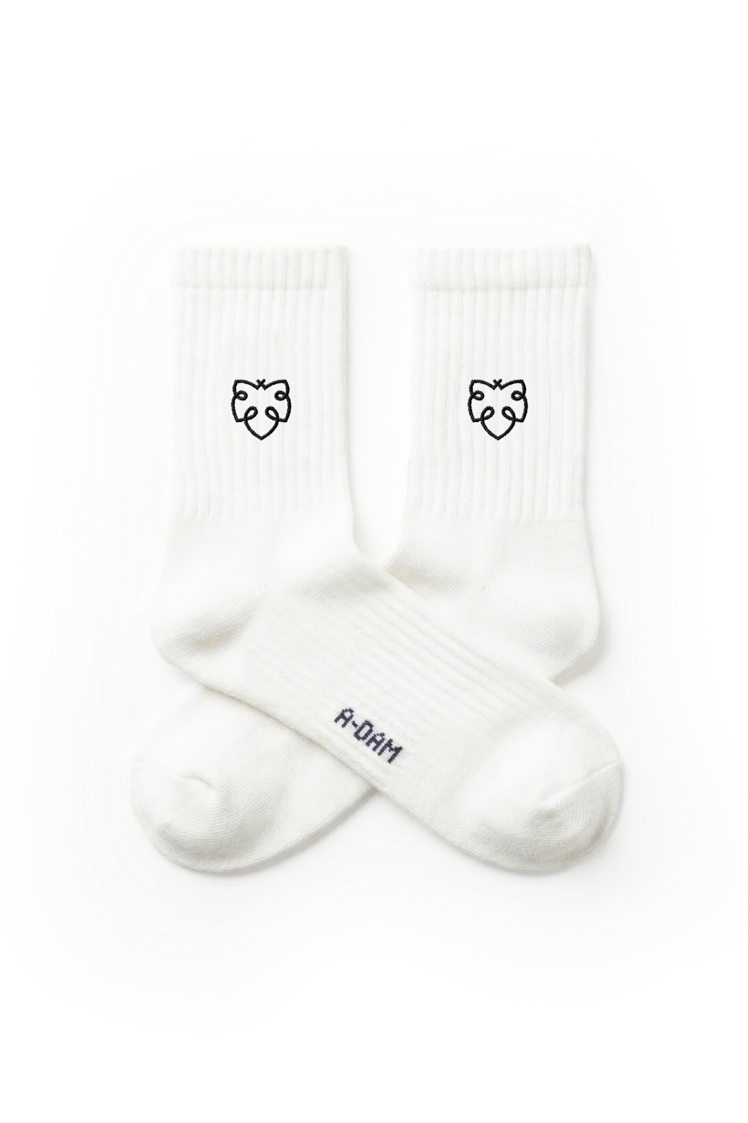 White A-dam Logo 3-Pack